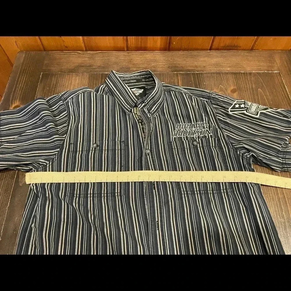 Harley Davidson Button Up Biker  Shirt - Picture 2 of 8